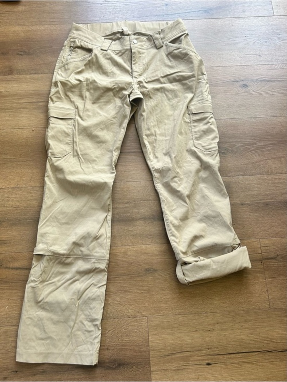 Duluth Trading Co Tan Cargo Work Pants